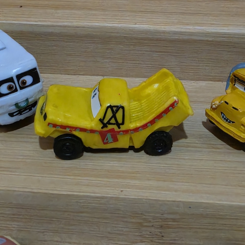 Set of 5 2" Official Disney Pixar Cars Cake Topper Figures Fritter Arvy Taco - Picture 4 of 8